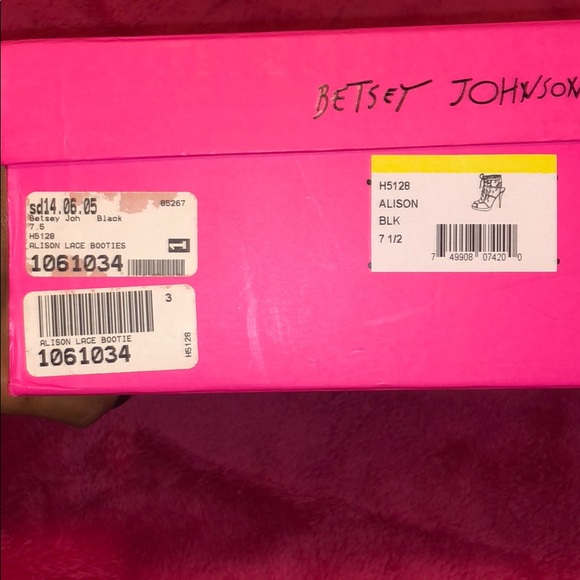 Betsy Johnson Lace Platform Bootie - Picture 6 of 6